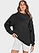 ANRABESS Womens Oversized Sweatshirts Turtleneck Pullover Long Sleeve Hoodies Tops 2025 Fall Fashion Preppy Outfits Black-S