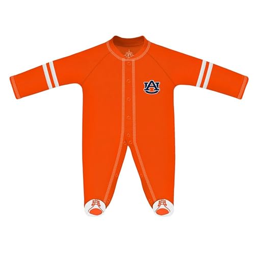 Image of Creative Knitwear College Baby Infant Sports Shoe Footed Romper - Team Logo, Many Colors, Unisex, (0-9 Months)