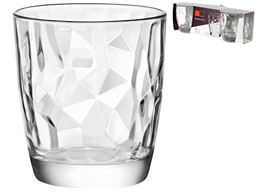 Bormioli Rocco 350200Q02021990 Diamond, Bicchieri 30.5 Cl, Confezione Da 3