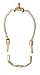 B&P Lamp 5" Harp, Brass Plated, Regular Weight