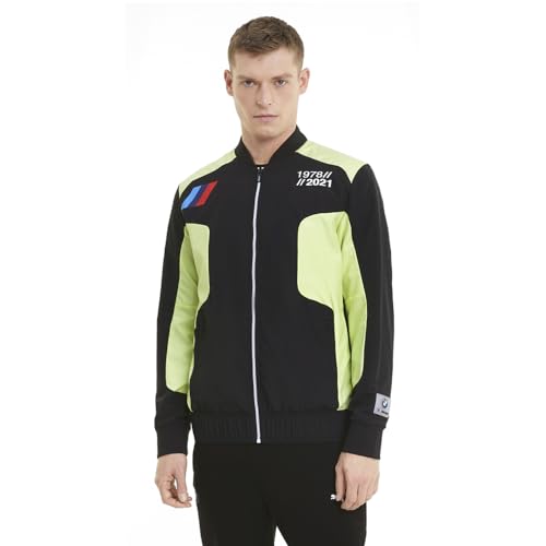 Veste tissée PUMA BMW Motorsport Street homme noir pour passionnés de style urbain et auto