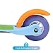 Bluey Self Balancing Kick Scooter with Light Up Wheels, Extra Wide Deck, 3 Wheel Platform, Foot Activated Brake, 75 lbs Limit, Kids & Toddlers Girls or Boys, for Ages 3 and Up