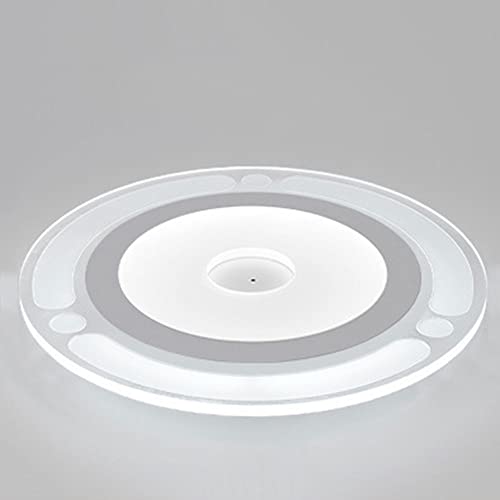 Plafond LED dimmable 1200lm rond et plat en acrylique pour toit bas