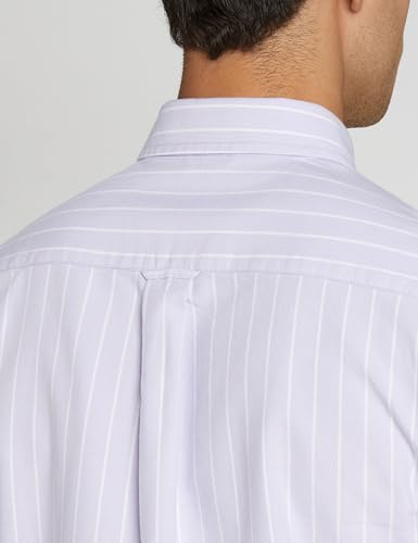 Image of U.S. Polo ASSN. Men's Yarn Dyed Oxford Stripe Spread Collar Full Sleeve Shirts