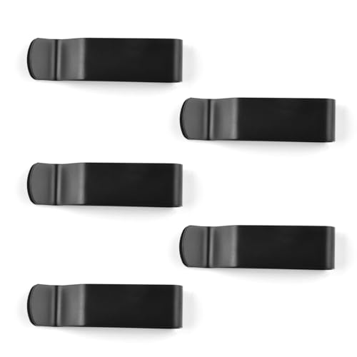 VAXATO 5PCS Black Metal 55x15mm Holster Sheath Belt...