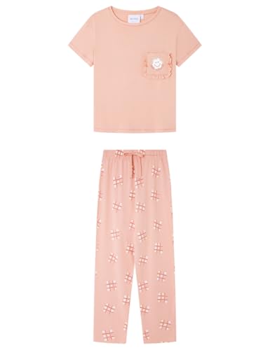 Pyjama long femme rose pour des nuits douces sans sensation de froid