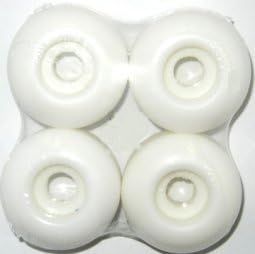Skateboard Wheels Blank 50mm White