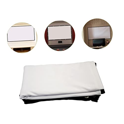 Pantalla de proyector plegable 100 pulgadas 16:9 poliéster blanco para juegos 6