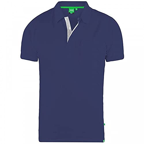 D555 DUKE Uomo Misura King Polo - Navy