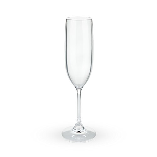 Flûte à champagne plastique incassable True 4445 réutilisable rigide pour mariage - 3