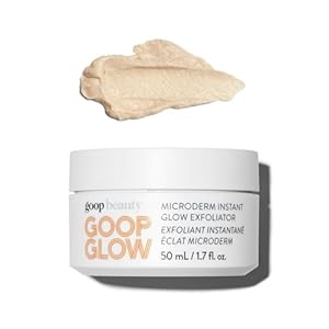 goop Beauty Microderm Face Exfoliator | At-Home Microdermabrasion with Glycolic Acid & Exfoliating Minerals | Smooths Skin Texture | Clean Face Scrub | Silicone & Paraben Free | 1.7 fl oz