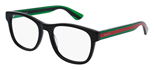 Image of Gucci Demo Square Men's Eyeglasses GG0004ON 002 53