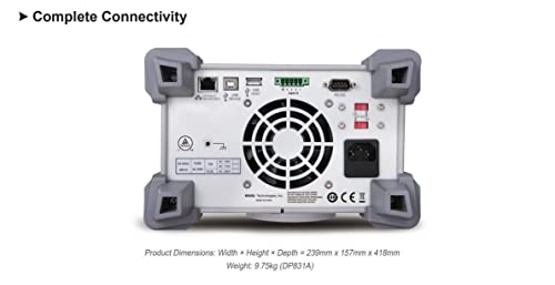 Rigol DP822A Programmable Linear Dc Power Supply,2 Channels,180W Total Power,Maximum Output Range 20V/5A || 5V/16A - Image 6