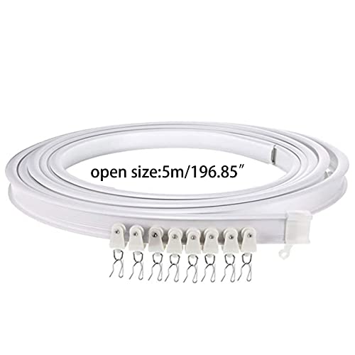 Tringle à queue pliable de 5m installation facile sans effort