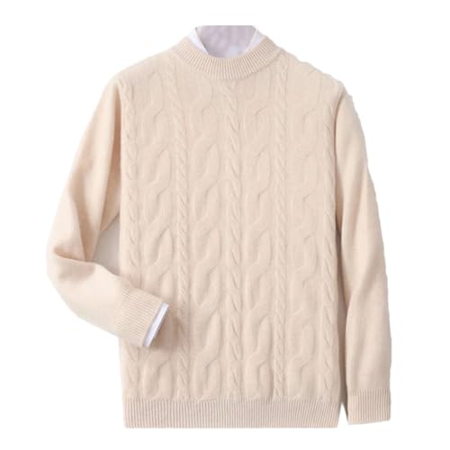 Men's Sweater Long Sleeve Thickened Pullover Casual Knit Sweater Tops