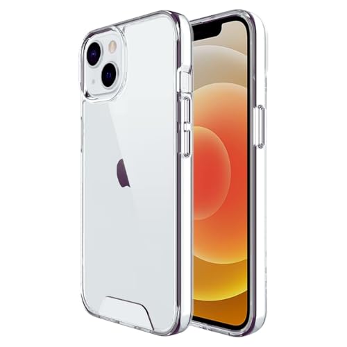 [Capa para iPhone 14] Capinha Clear Case Space Premium - Transparente, Anti-Amarelamento e Resistent