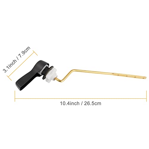 Hibbent Universal Metal Side Mount Toilet Handle Kit, Oil Rubbed Bronze - image 8