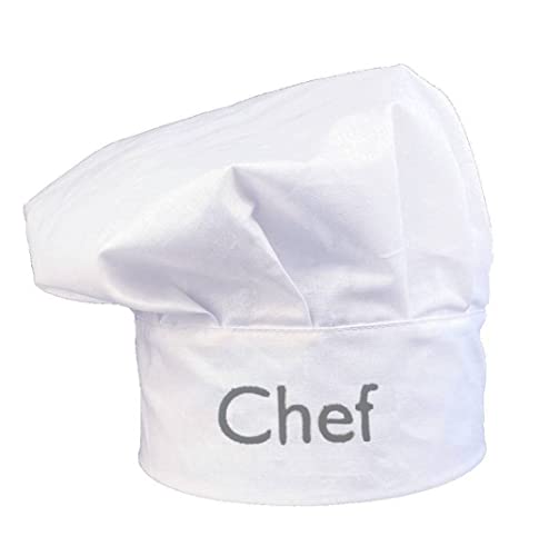 Pet-Jos Chef Gorro de cocina unisex de algodón, cocina, hotel, restaurante, sombreros de cocina, ajustable, para mujeres, hombres, cocina, blanco, Negro Cover
