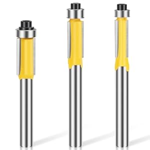 SUNJOYCO 3-teiliges Muster-Fräser-Bits