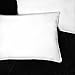 Superior White Down Alternative Pillow 2-Pack, Premium Hypoallergenic Microfiber Fill, Medium Density for Back, Stomach, and Side Sleepers - Standard Size, Solid White