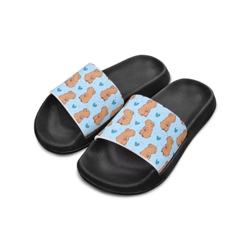 UNICEU Toddler Sandals Boys Girls Slip On Quick Drying Lightweight House Slippers Non-Slip Comfortable Shower Shoes