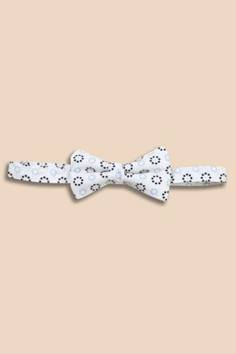 Image of Allen Solly Boys' All-Over Print Shirt | Bow Tie Detail | Regular Fit | Wedding & Festive