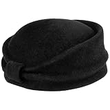 Marque: Seeberger Seeberger Chapeau Pillbox en Feutre de Poil Chapeau en Feutre de Laine Chapeau de fête (Taille Unique - Noir)