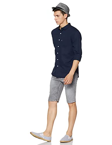 Image of Billford Men Regular Fit Knee Length Casual Wear Denim Shorts | Mid-Rise Crafted with Comfort Fit and High Performance for Everyday Wear
