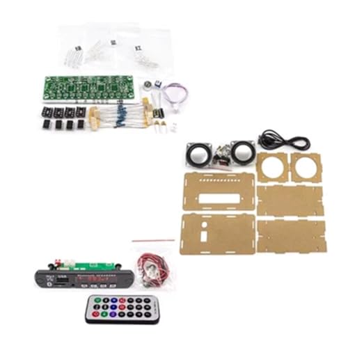 SAROAD Kit de Altavoz Bluetooth DIY con Radio FM Proyecto de Soldadura DIY Práctica Ensamblaje de Soldadura Kit Electrónico DIY Altavoz 2x3W B