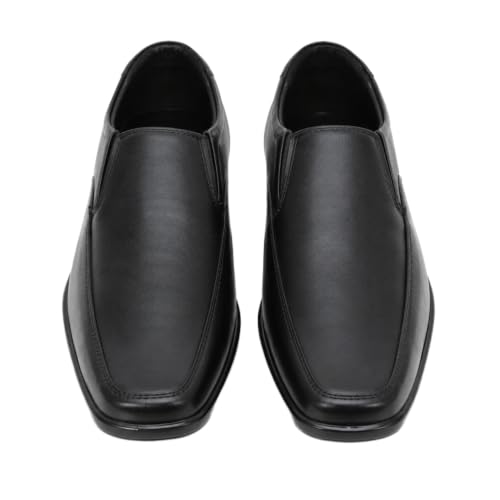 Image of Formal Leather Slipon Shoe for Men | Premium Office Party Footwear (Black)