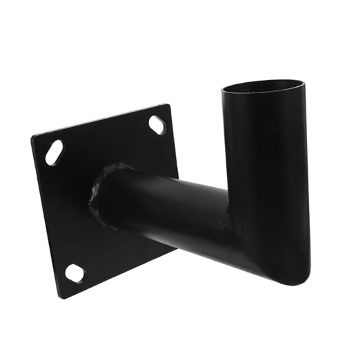 Soporte de pared para luz de calle con brazo de tubo resistente para exterior