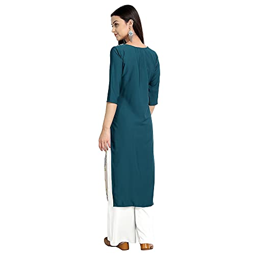 Image of Women's Crepe Straight Kurta