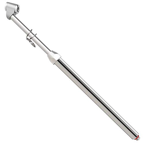 Image of MEANLIN MEASURE Silver Double Straight Type Tire Pressure Gauge,Dual Head Air Pressure Gauge,Pressure Range 10-160 Psi(Suitable for Trucks, etc.
