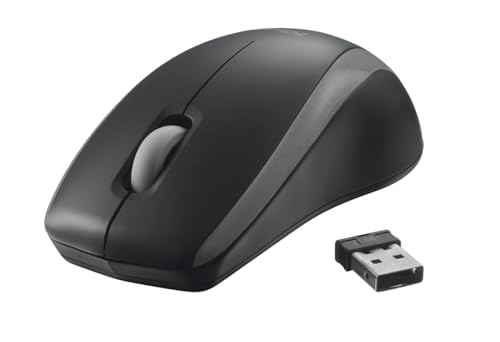 Trust Mouse Wireless Ottico Modello Carve, Nero