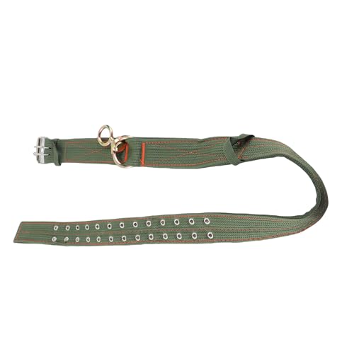 Kuhhalsband, Verstellbares 4-lagiges Canvas Kalbskragen Krawatte Rinderhalsband Halsband mit 2 Reihen Metallschnalle für Pferdeschaf Rinder(#2)