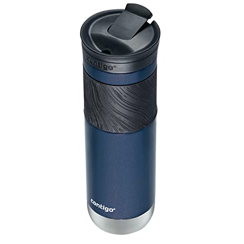 Contigo Byron 2.0 Stainless Steel Travel Mug with Snapseal Lid and Grip, 24oz, Midnight Berry, BPA Free and Leak Proof - Image 5