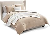 Parure de lit 5 pièces : cette parure de lit offre un design réversible avec des couleurs blanches ou marron, offrant une décoration de lit de luxe polyvalente pour n'importe quelle chambre. Le lit dans un sac est fabriqué à partir de polyester doux et alternatif pour plus de confort.