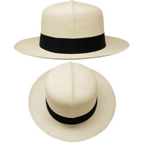 Image of Gamboa Original Colonial Panama Hat for Men and Women Straw Optimo Hats Sun Protection UV UPF50+