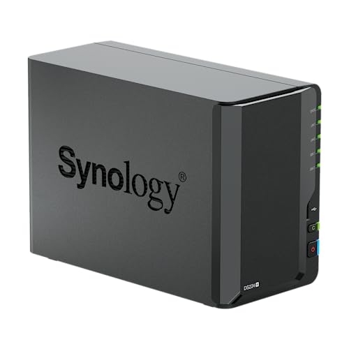 Image of Synology DS224+ 2-Bay Diskstation NAS (Intel Celeron J4125 4-Core 2.0 GHz 2GB DDR4 RAM 2xRJ-45 1GbE LAN-Port)