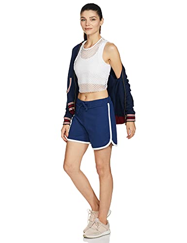 Image of Amazon Brand - Symbol Women's Cotton Blend Regular Fit Lounge Shorts (Pack of 2)