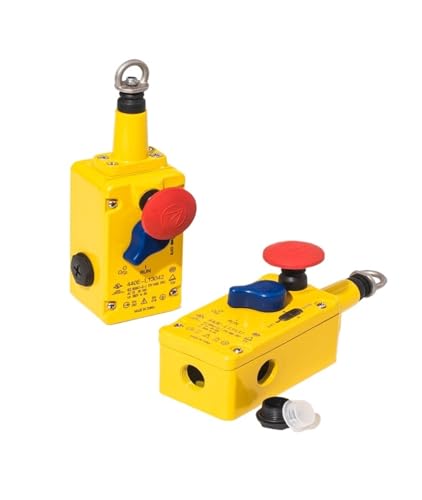 Interrupteur d'arrêt d'urgence 440E-L13137 à double coupure 2NO 2NF de sécurité