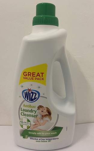 Wizz Limpiador antibacteriano para ropa sucia, 1,5 litros, paquete de 6
