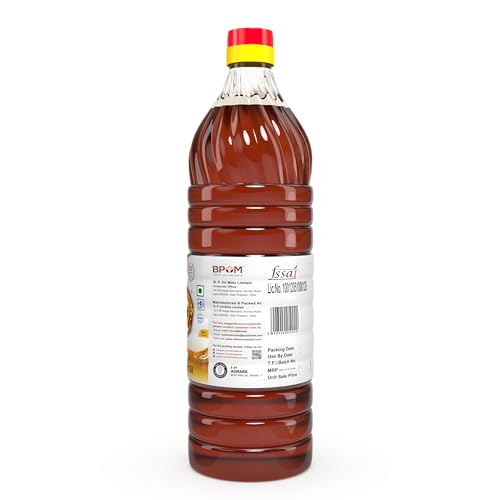 Image of Elephant Brand Hathi Marka Kacchi Ghani Mustard Oil - 1 Litre Bottle