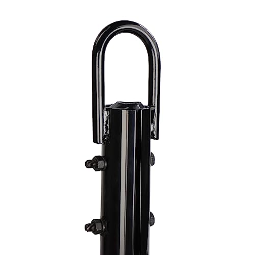 Get Out! Workout Fitness Climbing Rope 15ft x 1.5in in Black – Battle Rope for Outdoor and Indoor Gym Exercise