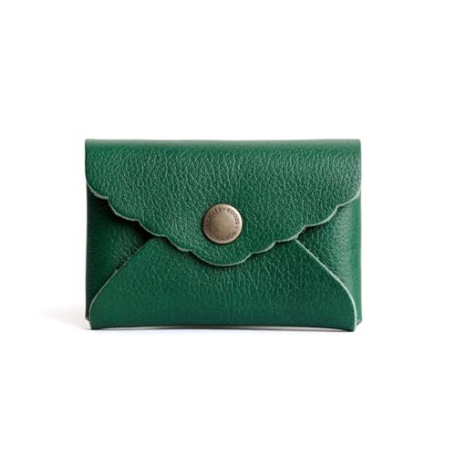 Image of Portland Leather Goods Mini Daisy Wallet for Women - Handmade from the Finest Full-Grain Hides - Features Envelope Design with Snap Closure - Bacalar