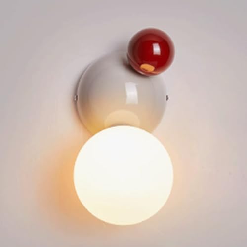 Lámpara de Pared nórdica de Hierro Forjado, Aplique de Pared de 3 Colores for Dormitorio, mesita de Noche, Sala de Estar, Pasillo, Apliques de Pared.