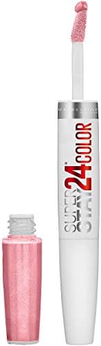 Maybelline New York Super Stay 24, 2-Step Liquid Lipstick Makeup, Long Lasting Highly Pigmented Color with Moisturizing Balm, So Pearly Pink, Coral Pink, 1 Count
