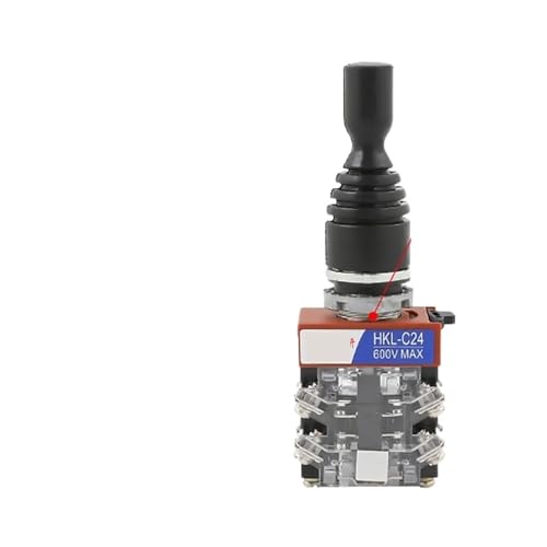 Interruptor con palanca de mandos Monolever, interruptor maestro cruzado basculante, 2 vías, 4 vías, reinicio automático, bloqueo automático, 2NO, 4NO, tamaño del orificio 22mm, 30mm, HKL HKC(HKL C24)