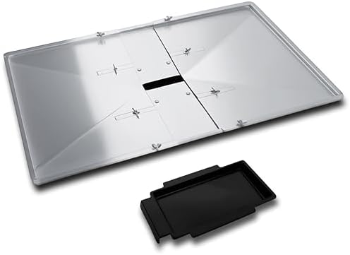 Adjsutable Grease Tray for Gas Grill (27-30 inches), Fits 4/5 Burner Grills from Nexgrill, Dyna Glo, Backyard Grill, BHG, Uniflame & Others, Universal Drip Tray with Catch Pan