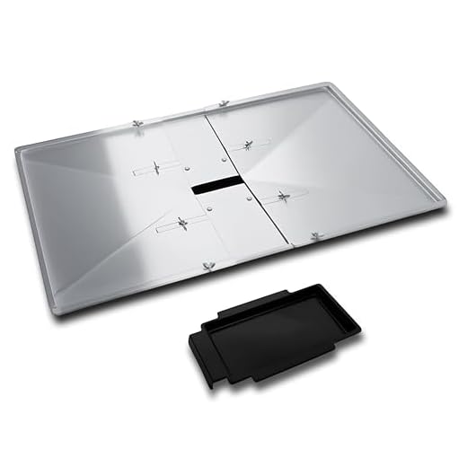 Outdoor Bazaar Replacement Grease Tray Set for BBQ Grill Models from Nexgrill, Dyna Glo, Kenmore, Backyard Grill, BHG, Uniflame and Others (27-30 inches)